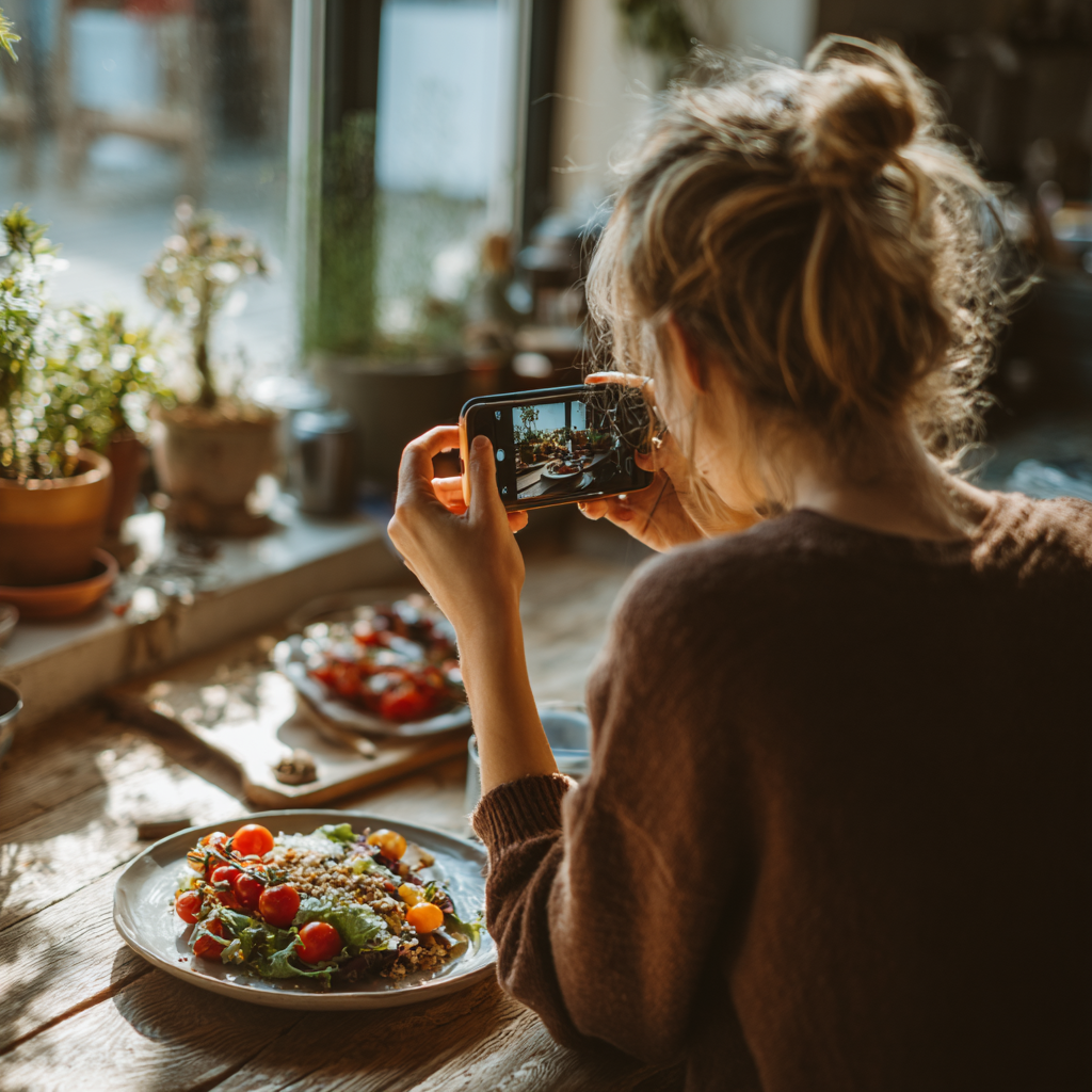 Ein Glas frisches Wasser mit Zitronenscheiben und frischen Kräutern